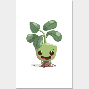 Cute Plant Posters and Art